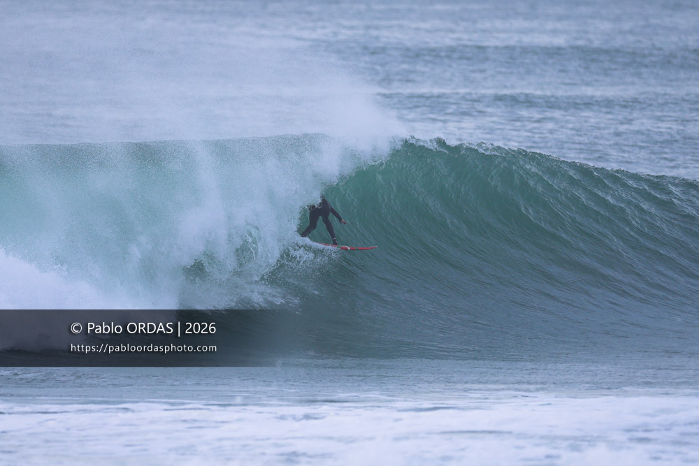 Mikel Moraiz, pendant la session du 9 mars 2026 à Anglet, France (Photo Pablo ORDAS)