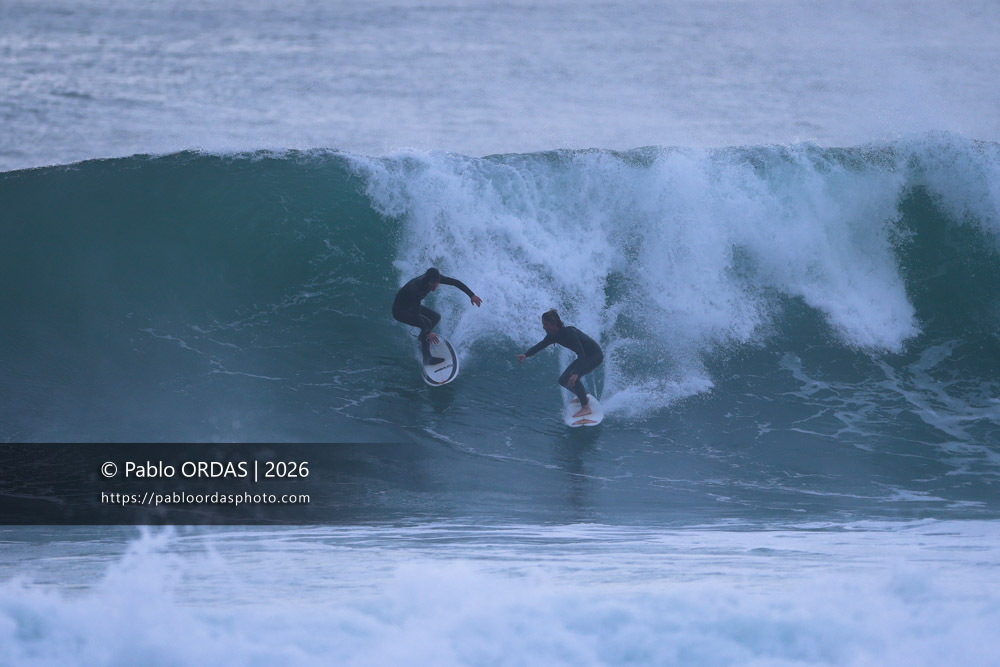 Diego Torre, Antoine Parenteau, pendant la session du 9 mars 2026 à Anglet, France (Photo Pablo ORDAS)