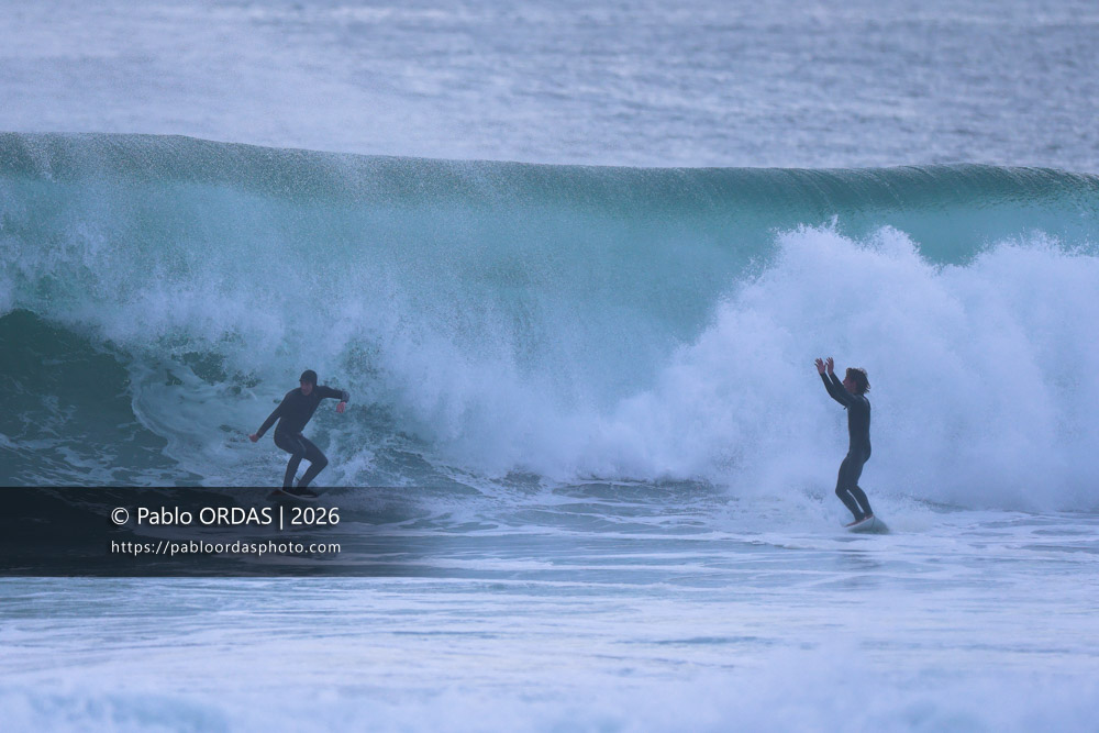 Diego Torre, Antoine Parenteau, pendant la session du 9 mars 2026 à Anglet, France (Photo Pablo ORDAS)