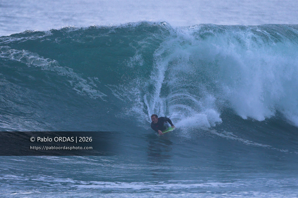 Thibaud Bergé, pendant la session du 9 mars 2026 à Anglet, France (Photo Pablo ORDAS)