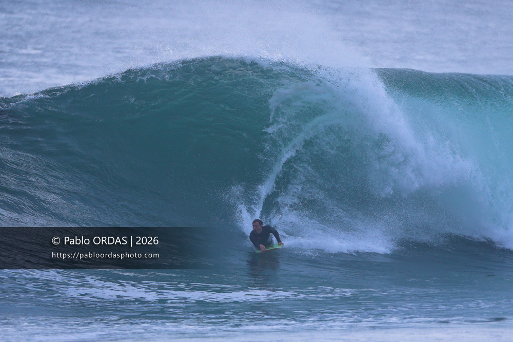 Thibaud Bergé, pendant la session du 9 mars 2026 à Anglet, France (Photo Pablo ORDAS)