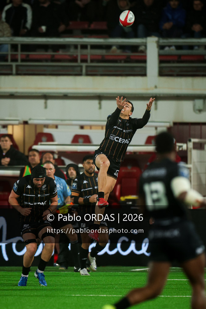 Mathias Colombet, lors du match de Pro D2 entre le Biarritz olympique et Provence Rugby, le 6 mars 2026 au stade Aguiléra de Biarritz, France (Photo Pablo ORDAS)
