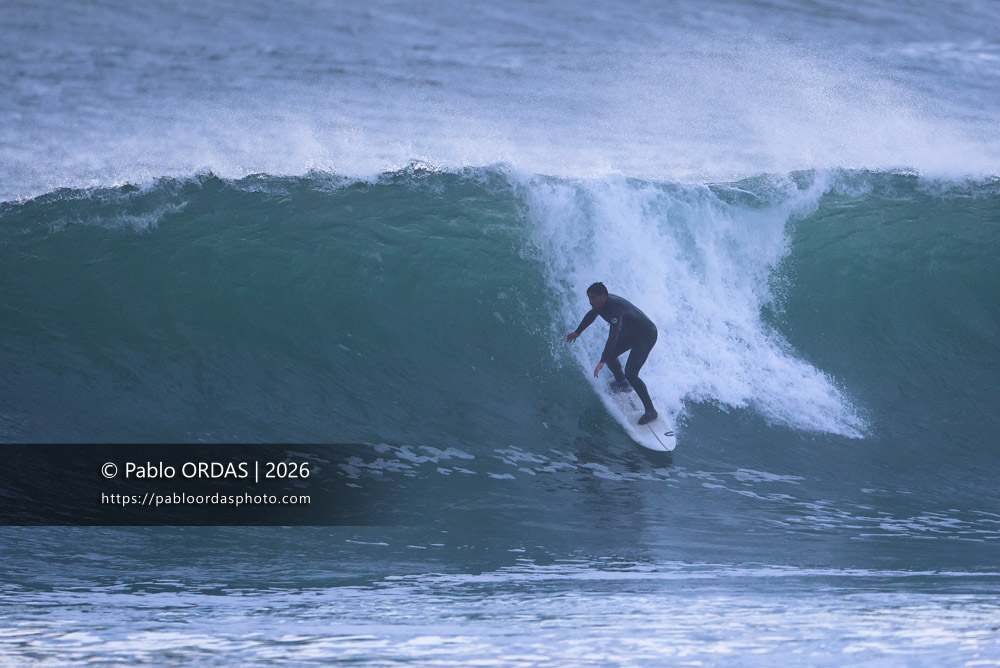 Tom Juniver, pendant la session du 9 mars 2026 à Anglet, France (Photo Pablo ORDAS)
