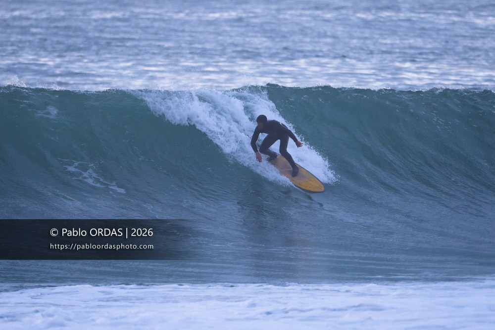 Matias Libier, pendant la session du 9 mars 2026 à Anglet, France (Photo Pablo ORDAS)