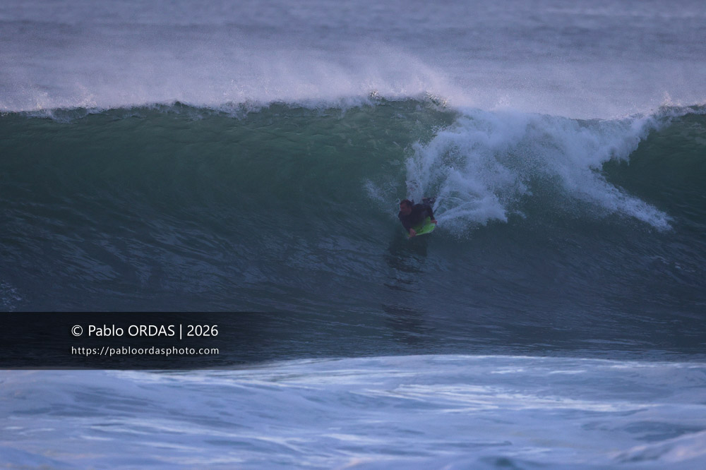 Thibaud Bergé, pendant la session du 9 mars 2026 à Anglet, France (Photo Pablo ORDAS)