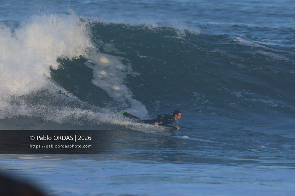 Léo Laudouard, pendant la session du 13 mars 2026 à Anglet, France (Photo Pablo ORDAS)