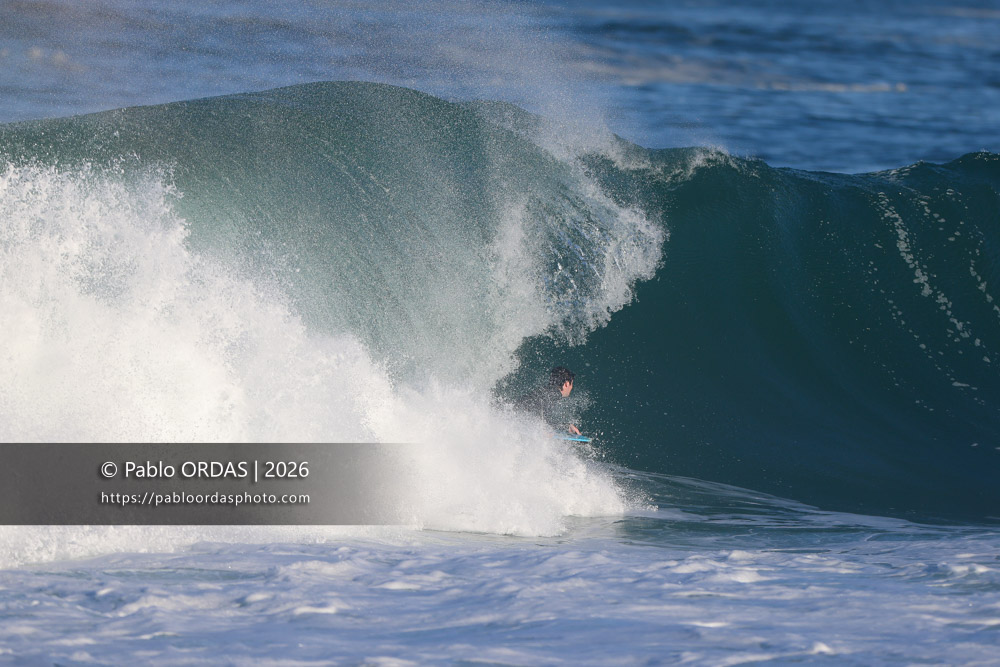 Léo Laudouard, pendant la session du 13 mars 2026 à Anglet, France (Photo Pablo ORDAS)