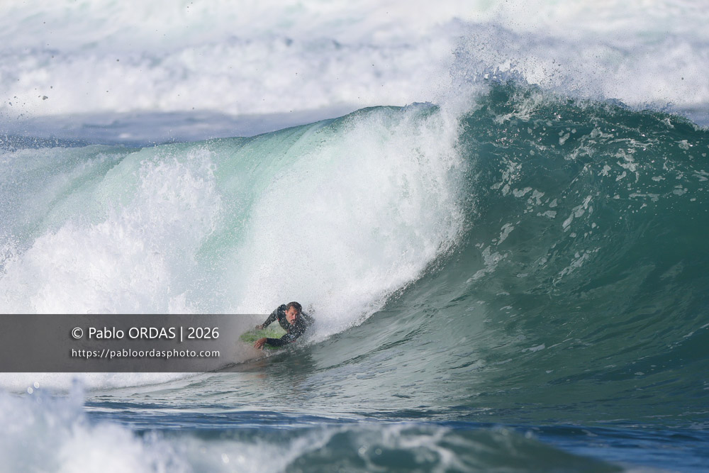 Thibaud Bergé, pendant la session du 13 mars 2026 à Anglet, France (Photo Pablo ORDAS)