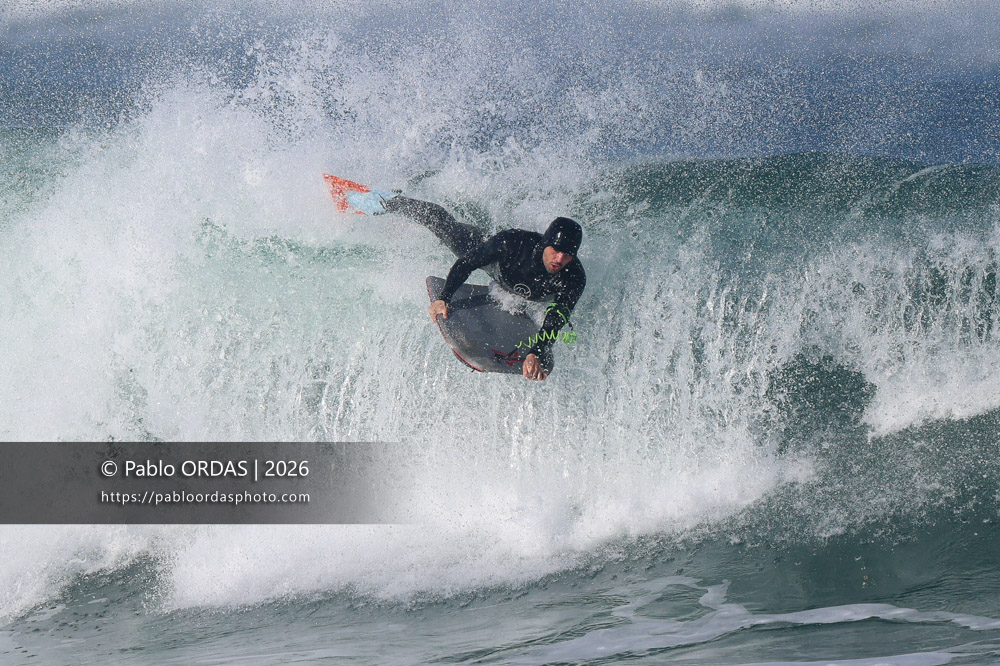 Quentin Bonhore, pendant la session du 13 mars 2026 à Anglet, France (Photo Pablo ORDAS)