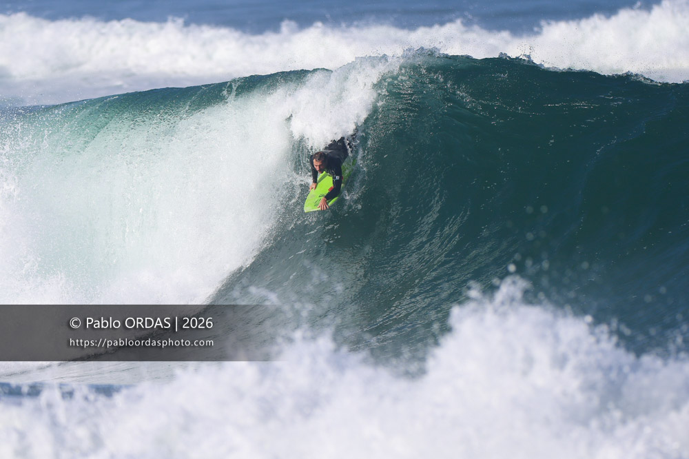 Thibaud Bergé, pendant la session du 13 mars 2026 à Anglet, France (Photo Pablo ORDAS)