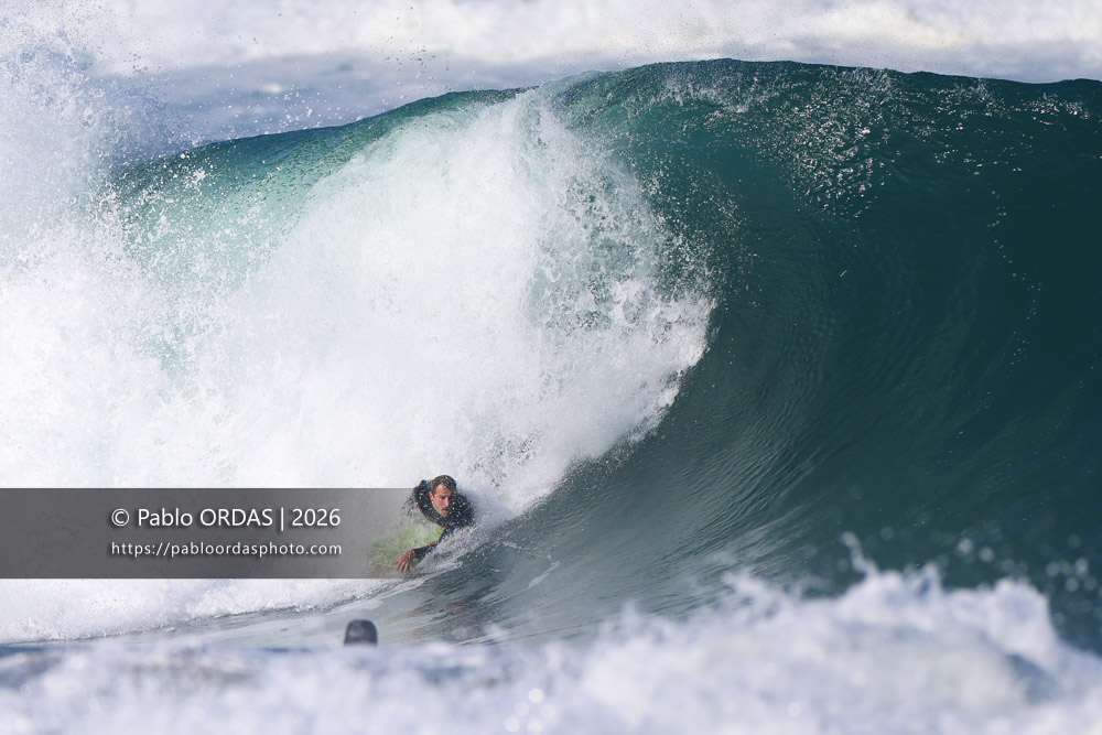 Thibaud Bergé, pendant la session du 13 mars 2026 à Anglet, France (Photo Pablo ORDAS)