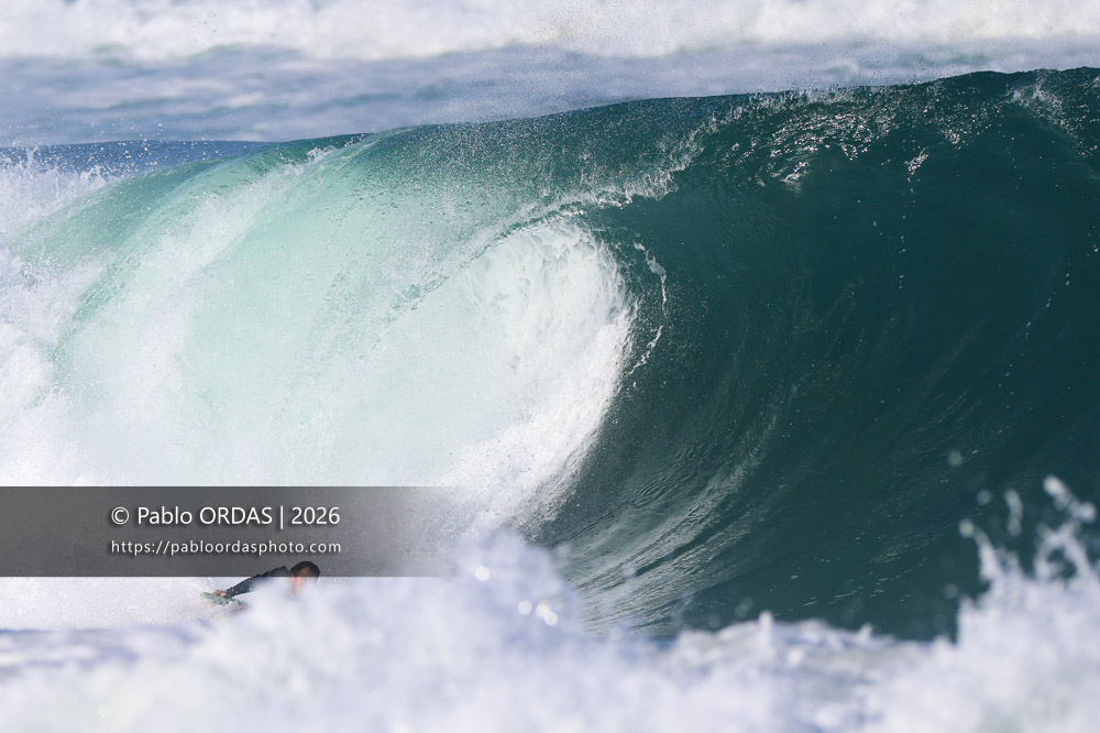 Thibaud Bergé, pendant la session du 13 mars 2026 à Anglet, France (Photo Pablo ORDAS)