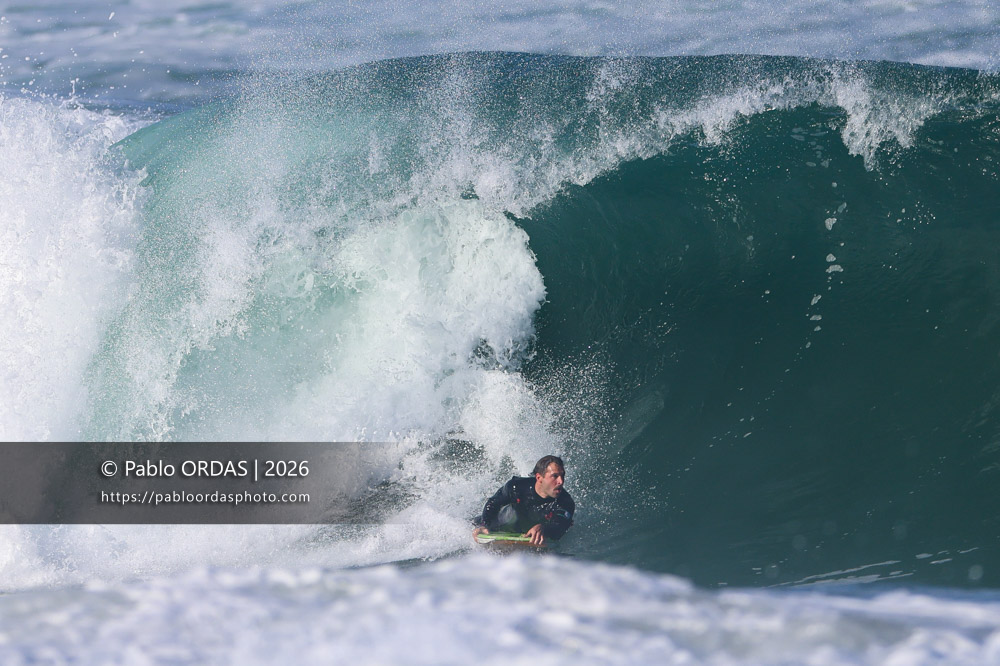 Thibaud Bergé, pendant la session du 13 mars 2026 à Anglet, France (Photo Pablo ORDAS)