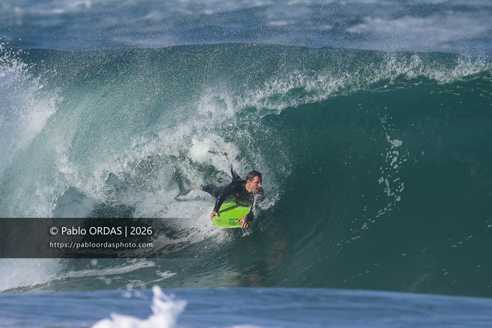 Thibaud Bergé, pendant la session du 13 mars 2026 à Anglet, France (Photo Pablo ORDAS)