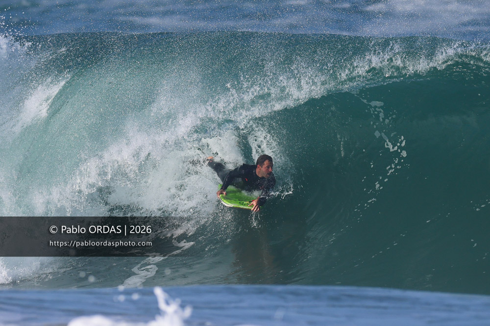 Thibaud Bergé, pendant la session du 13 mars 2026 à Anglet, France (Photo Pablo ORDAS)