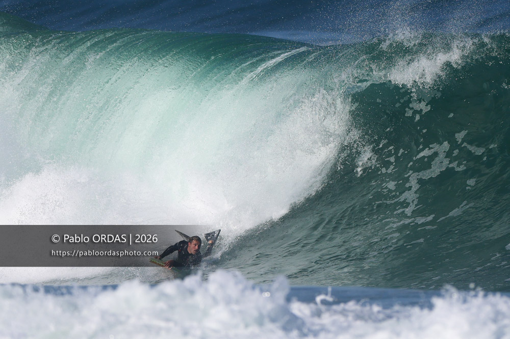 Thibaud Bergé, pendant la session du 13 mars 2026 à Anglet, France (Photo Pablo ORDAS)
