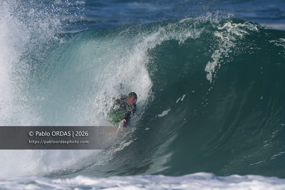 Thibaud Bergé, pendant la session du 13 mars 2026 à Anglet, France (Photo Pablo ORDAS)
