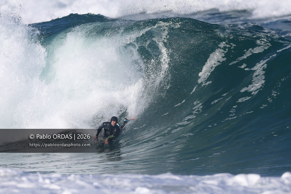 Quentin Bonhore, pendant la session du 13 mars 2026 à Anglet, France (Photo Pablo ORDAS)