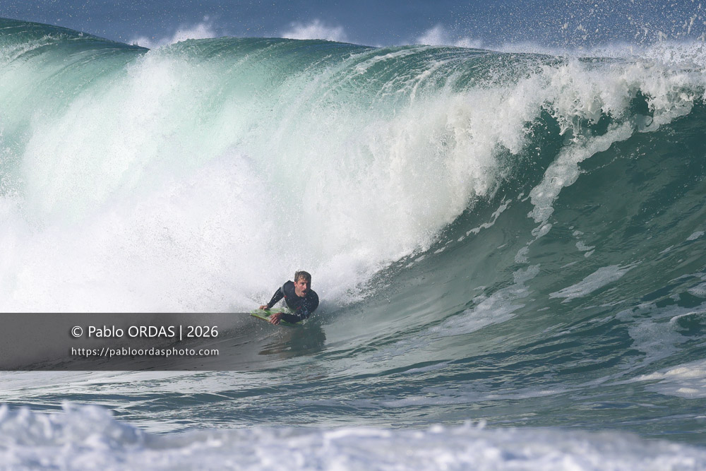 Quentin Bonhore, pendant la session du 13 mars 2026 à Anglet, France (Photo Pablo ORDAS)