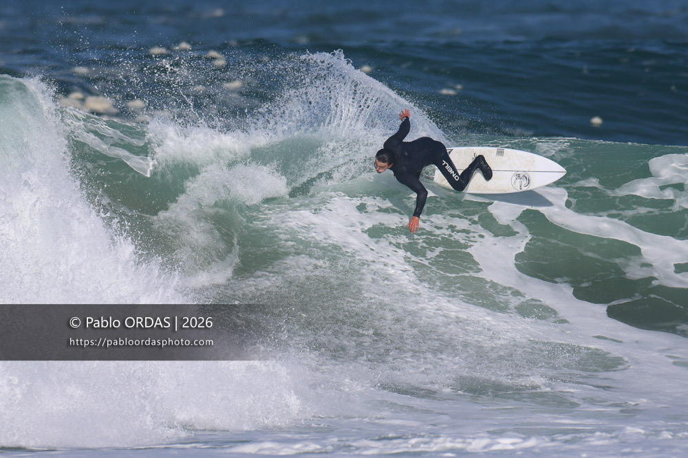 Edouard Delpero, pendant la session du 13 mars 2026 à Anglet, France (Photo Pablo ORDAS)