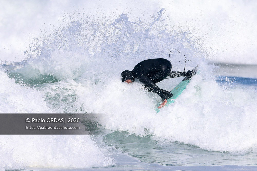 Arthur Bourbon, pendant la session du 13 mars 2026 à Anglet, France (Photo Pablo ORDAS)