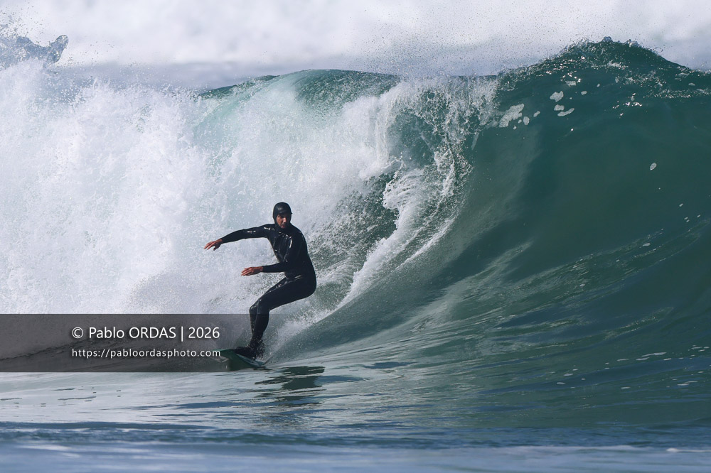Arthur Bourbon, pendant la session du 13 mars 2026 à Anglet, France (Photo Pablo ORDAS)