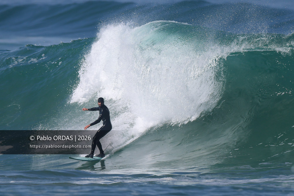 Arthur Bourbon, pendant la session du 13 mars 2026 à Anglet, France (Photo Pablo ORDAS)