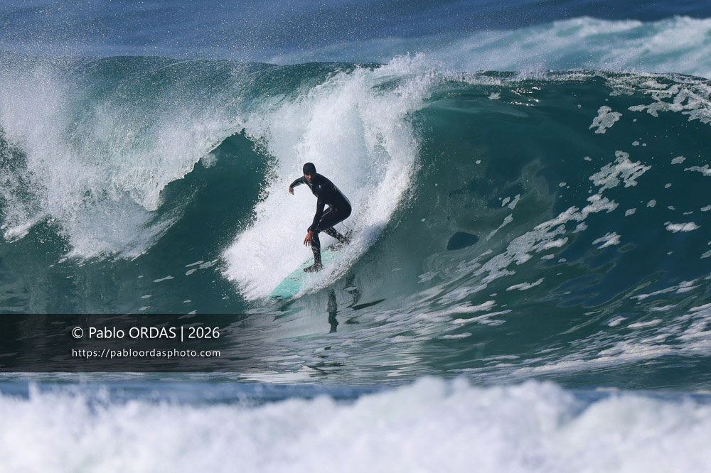 Arthur Bourbon, pendant la session du 13 mars 2026 à Anglet, France (Photo Pablo ORDAS)