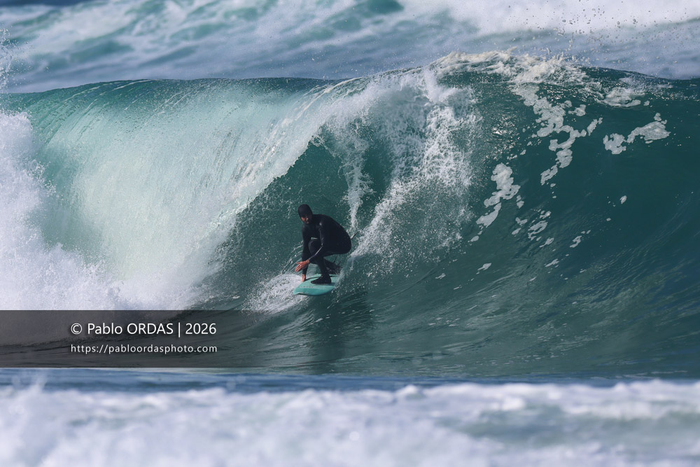 Arthur Bourbon, pendant la session du 13 mars 2026 à Anglet, France (Photo Pablo ORDAS)