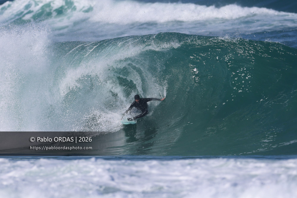 Arthur Bourbon, pendant la session du 13 mars 2026 à Anglet, France (Photo Pablo ORDAS)