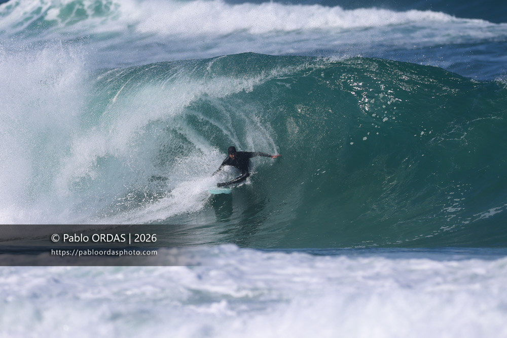 Arthur Bourbon, pendant la session du 13 mars 2026 à Anglet, France (Photo Pablo ORDAS)