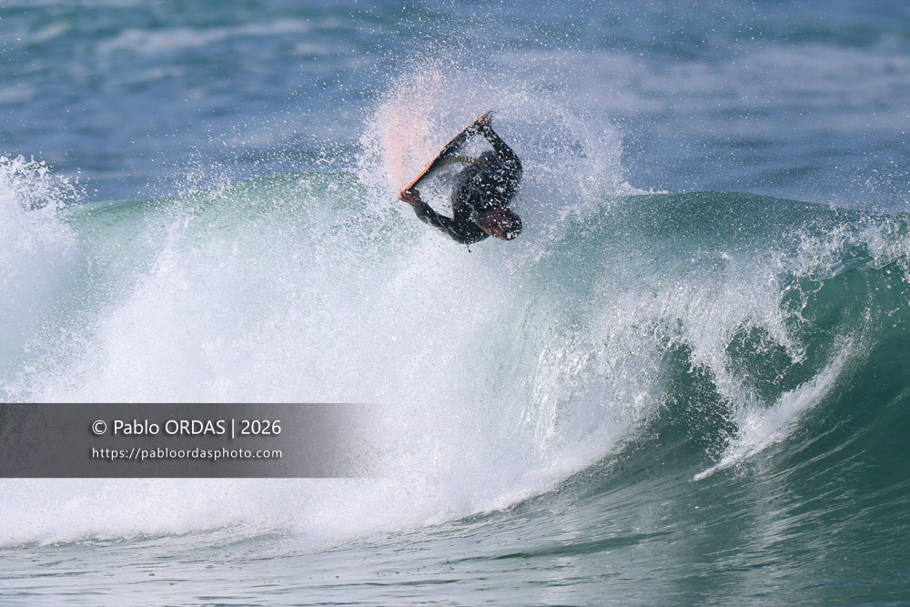 Jérémy Arnoux, pendant la session du 13 mars 2026 à Anglet, France (Photo Pablo ORDAS)