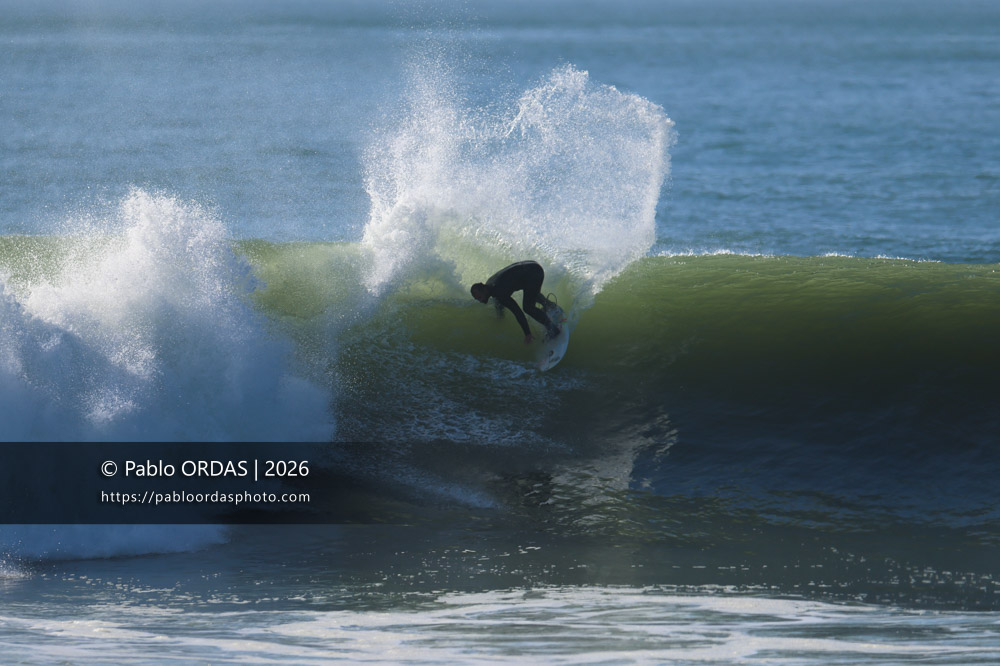Thomas Bady, pendant la session du 18 mars 2026 à Anglet, France (Photo Pablo ORDAS)