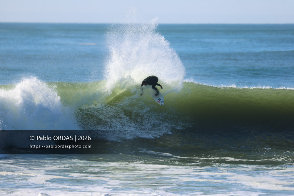 Thomas Bady, pendant la session du 18 mars 2026 à Anglet, France (Photo Pablo ORDAS)