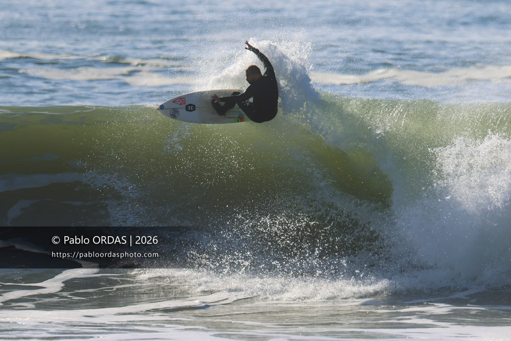 Thomas Bady, pendant la session du 18 mars 2026 à Anglet, France (Photo Pablo ORDAS)