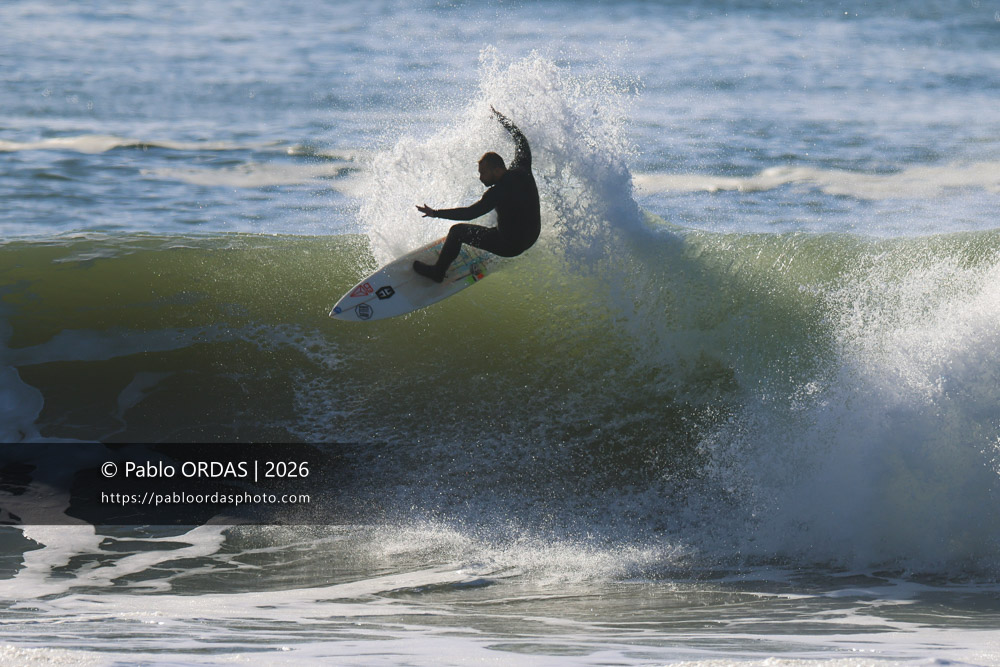 Thomas Bady, pendant la session du 18 mars 2026 à Anglet, France (Photo Pablo ORDAS)