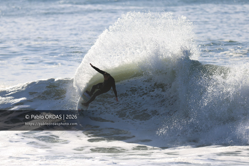 Thomas Bady, pendant la session du 18 mars 2026 à Anglet, France (Photo Pablo ORDAS)