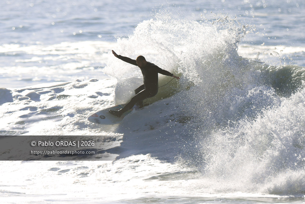 Thomas Bady, pendant la session du 18 mars 2026 à Anglet, France (Photo Pablo ORDAS)