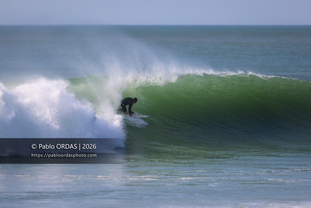 Thomas Bady, pendant la session du 19 mars 2026 à Anglet, France (Photo Pablo ORDAS)