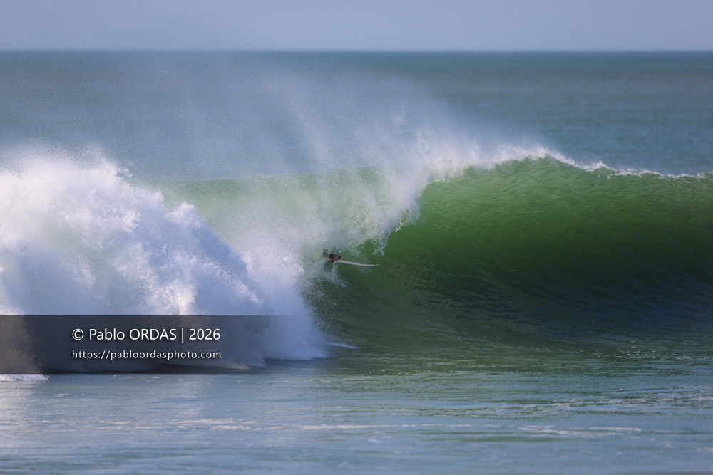 Thomas Bady, pendant la session du 19 mars 2026 à Anglet, France (Photo Pablo ORDAS)