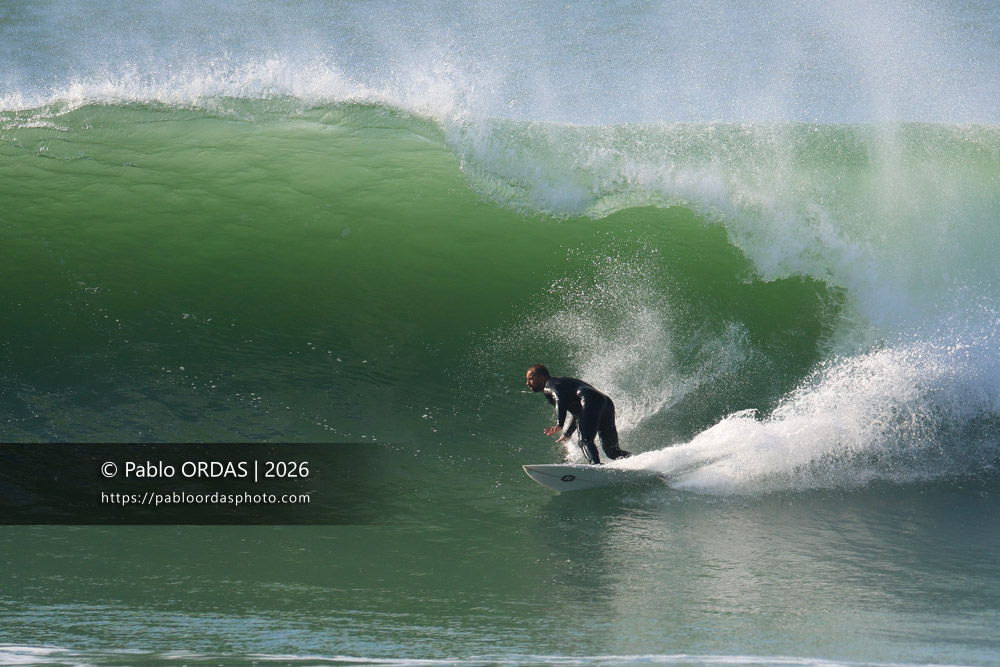 Thomas Bady, pendant la session du 19 mars 2026 à Anglet, France (Photo Pablo ORDAS)