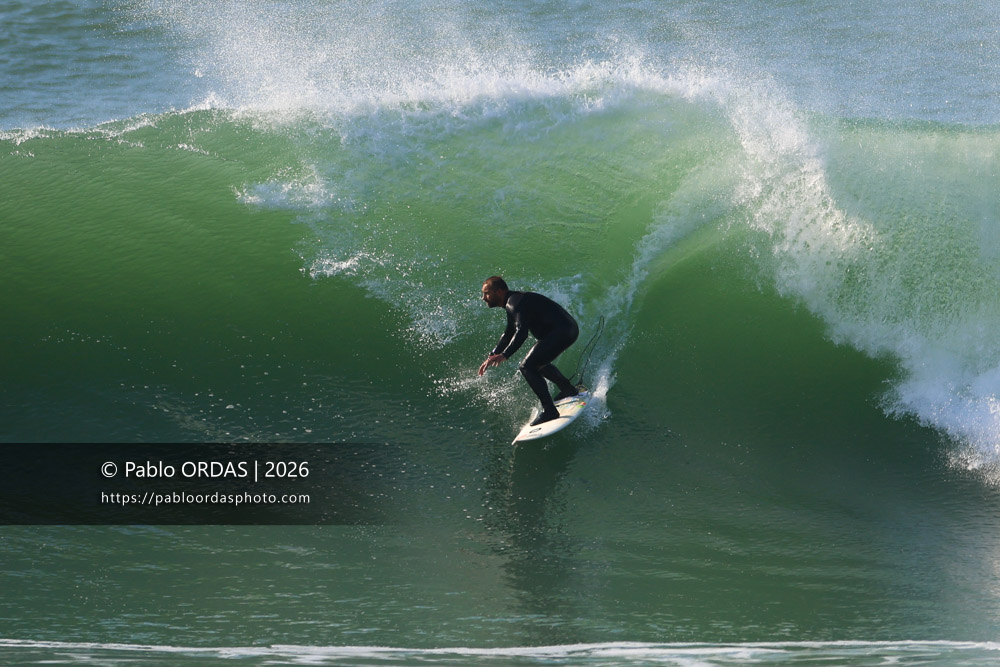 Thomas Bady, pendant la session du 19 mars 2026 à Anglet, France (Photo Pablo ORDAS)