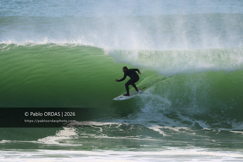 Thomas Bady, pendant la session du 19 mars 2026 à Anglet, France (Photo Pablo ORDAS)