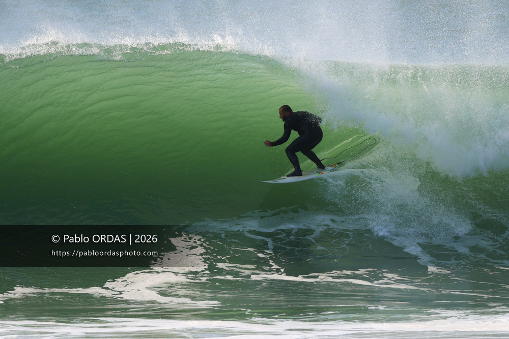 Thomas Bady, pendant la session du 19 mars 2026 à Anglet, France (Photo Pablo ORDAS)