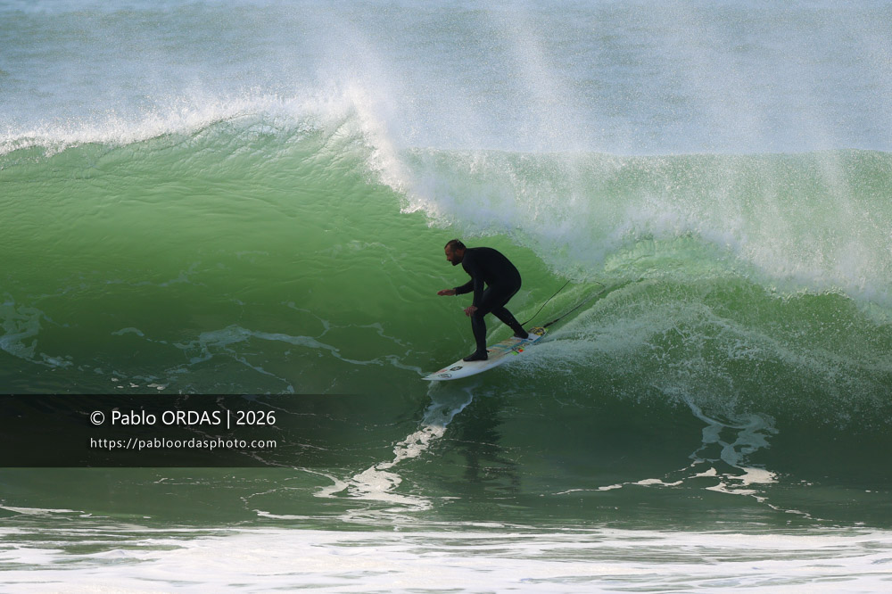Thomas Bady, pendant la session du 19 mars 2026 à Anglet, France (Photo Pablo ORDAS)