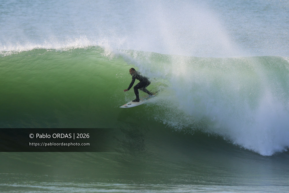 Thomas Bady, pendant la session du 19 mars 2026 à Anglet, France (Photo Pablo ORDAS)