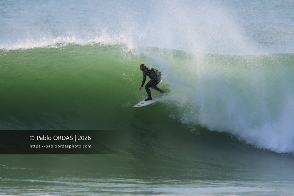 Thomas Bady, pendant la session du 19 mars 2026 à Anglet, France (Photo Pablo ORDAS)