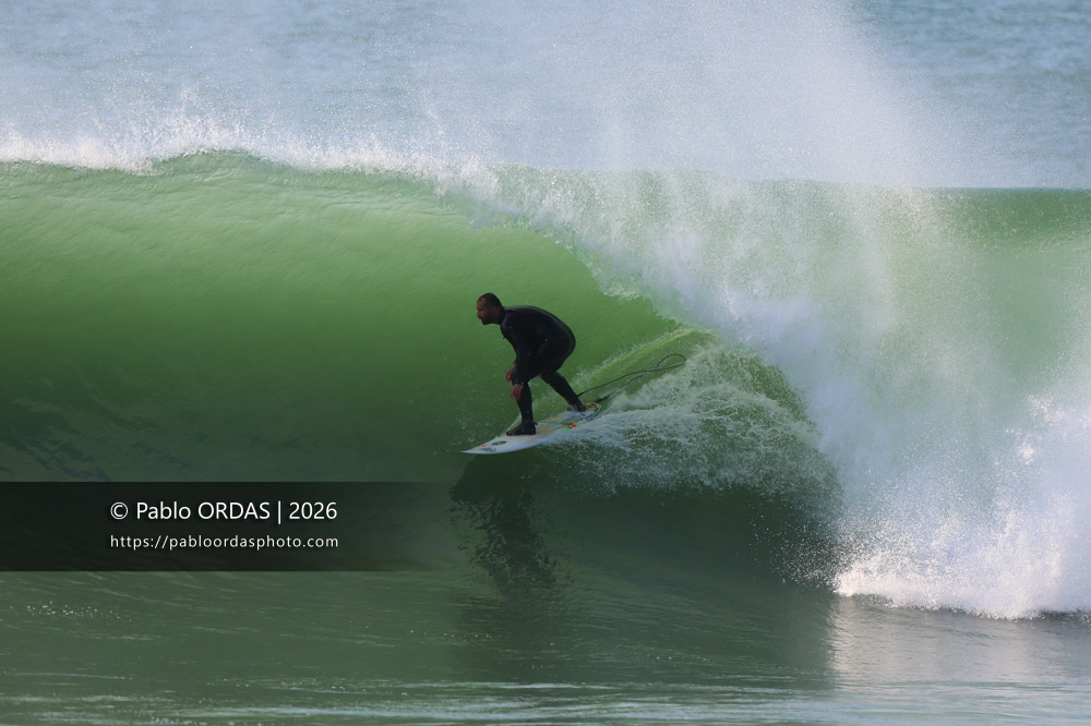 Thomas Bady, pendant la session du 19 mars 2026 à Anglet, France (Photo Pablo ORDAS)