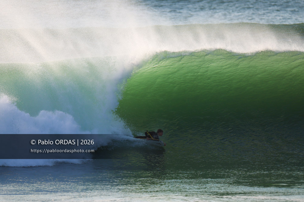 Mael Martinez Danjou, pendant la session du 19 mars 2026 à Anglet, France (Photo Pablo ORDAS)