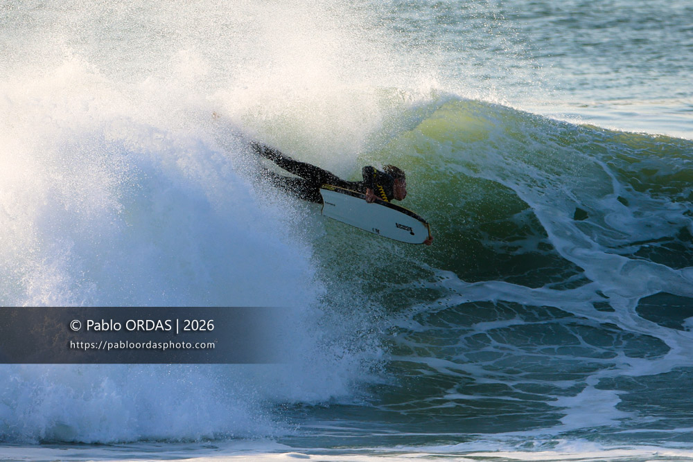 Mael Martinez Danjou, pendant la session du 19 mars 2026 à Anglet, France (Photo Pablo ORDAS)